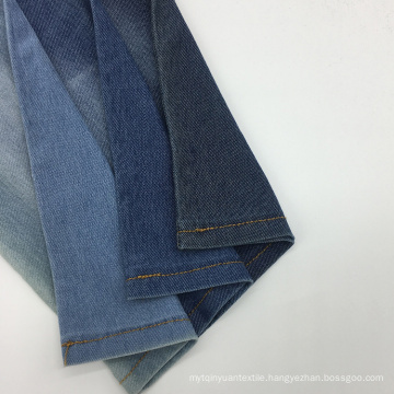 TC Knitted Denim Twill Cotton Fabric For Shirt